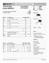 DataSheet IXTP32N20T pdf